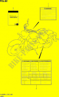 LABEL (VL800BL4 E02) for Suzuki INTRUDER 800 2014