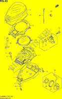 SPEEDOMETER (VL800BL4 E02) for Suzuki INTRUDER 800 2014