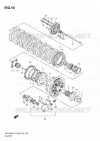 CLUTCH for Suzuki INTRUDER 1400 1997