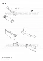 HANDGRIPS   LEVERS  for Suzuki INTRUDER 1400 1997