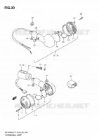 TJRN SIGNAL LAMP for Suzuki INTRUDER 1400 1997