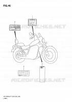 WARNING LABEL (MODEL T/V/W/X) for Suzuki INTRUDER 1400 1997