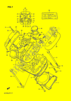 CYLINDER HEAD (AVT) for Suzuki INTRUDER 750 1989
