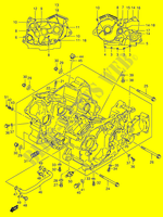 CRACKCASE COVER for Suzuki INTRUDER 800 2002