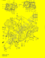 CRACKCASE COVER for Suzuki INTRUDER 800 2012