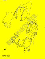 HEADLIGHT COVER (VZR1800L1 E19) for Suzuki INTRUDER 1800 2011