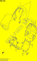 HEADLIGHT COVER (VZR1800L2 E28) for Suzuki INTRUDER 1800 2012