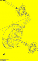FRONT WHEEL (VZR1800L4 E02) for Suzuki INTRUDER 1800 2014