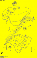 FUEL TANK (VZR1800L4 E02) for Suzuki INTRUDER 1800 2014