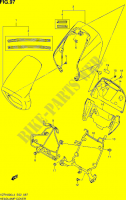 HEADLIGHT COVER (VZR1800ZL4 E19) for Suzuki INTRUDER 1800 2014