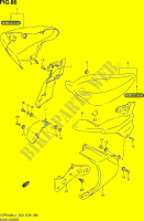 REAR FAIRING (VZR1800L4 E03) for Suzuki INTRUDER 1800 2014
