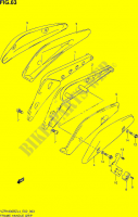 FRAME HANDLE GRIP (VZR1800BZL4 E02) for Suzuki INTRUDER 1800 2014