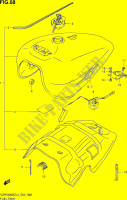 FUEL TANK (VZR1800BZL4 E02) for Suzuki INTRUDER 1800 2014
