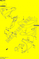 REAR FAIRING (VZR1800L3 E19) for Suzuki INTRUDER 1800 2013