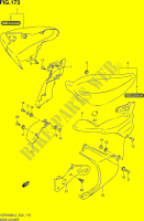 REAR FAIRING (VZR1800UFL3 E19) for Suzuki INTRUDER 1800 2013