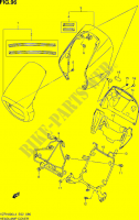 HEADLIGHT COVER (VZR1800ZL4 E02) for Suzuki INTRUDER 1800 2015